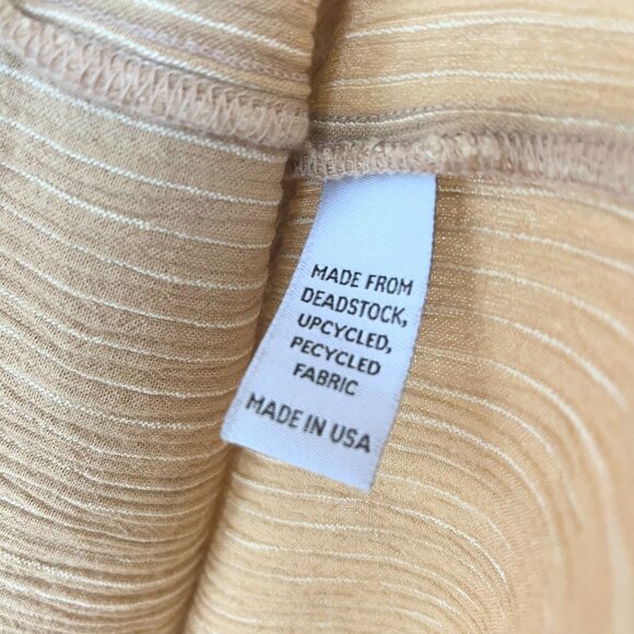 Christy Dawn 'Lincoln' dress, Praline Stripe (brown / white), S/M - Picture 9 of 9